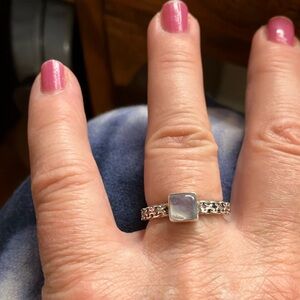 Moonstone & Sterling Silver Ring